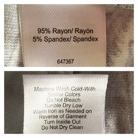 Venus Short Sleeve Round Neck Ruched Floral Pattern Knit Dress Size Small - Picture 7 of 7